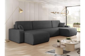Barile Soffa Dubbeldivan 4-sits - Grå - Möbler - Soffa - U-soffa