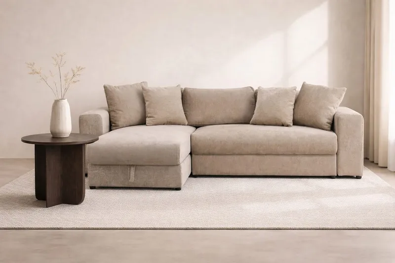 Bellman 3-sits Soffa med Divan, beige