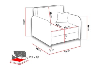 Bensbyn Fåtölj - Grå - Möbler - Soffa - Bäddsoffa - Bäddsoffa 2 sits