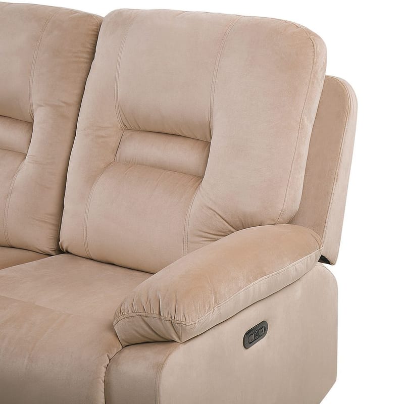 3-sits soffa Rovik - Beige - Möbler - Soffa - Biosoffa & reclinersoffa - 3 sits biosoffa & reclinersoffa