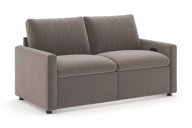 Barsele 2-sits Elektrisk Reclinersoffa - Brun - Möbler - Soffa - Biosoffa & reclinersoffa - 2 sits biosoffa & reclinersoffa