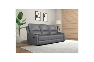 Dallas Reclinersoffa 3-sits - Grå - Möbler - Soffa - Biosoffa & reclinersoffa