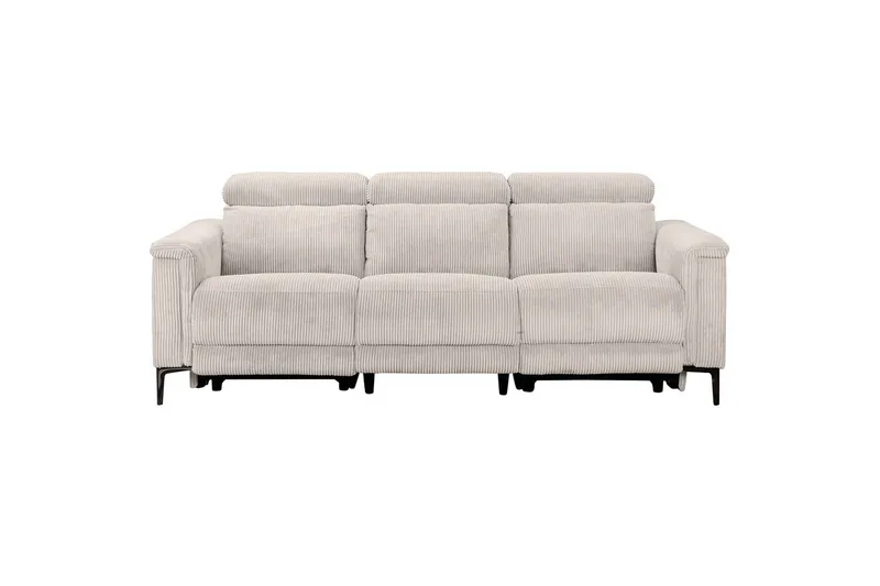 Lund Reclinersoffa 3-sits, Vit
