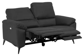 Ranas 2-sits Hörnreclinersoffa Elektrisk - Grå/Svart - Möbler - Soffa - Biosoffa & reclinersoffa - 2 sits biosoffa & reclinersoffa