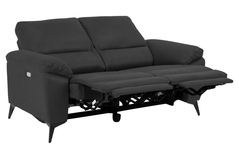 Ranas 2-sits Hörnreclinersoffa Elektrisk - Grå/Svart - Möbler - Soffa - Biosoffa & reclinersoffa - 2 sits biosoffa & reclinersoffa