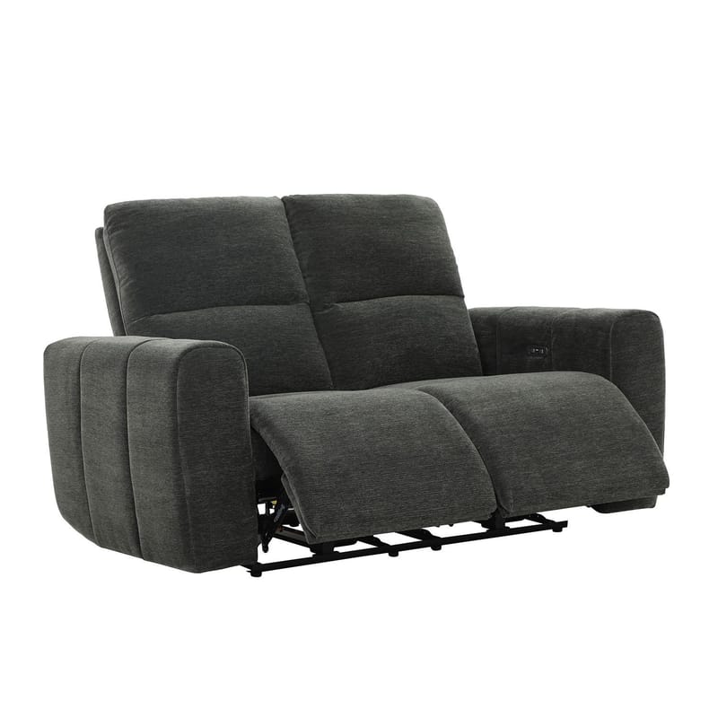 Reclinersoffa Ödmark 2-sits med elektrisk mekanism - grå - Möbler - Soffa - Biosoffa & reclinersoffa - 2 sits biosoffa & reclinersoffa