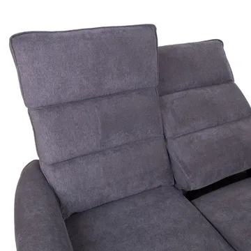 Reclinersoffa Dalsor 2-sits med elektrisk mekanism - Grå - Möbler - Soffa - Biosoffa & reclinersoffa - 2 sits biosoffa & reclinersoffa