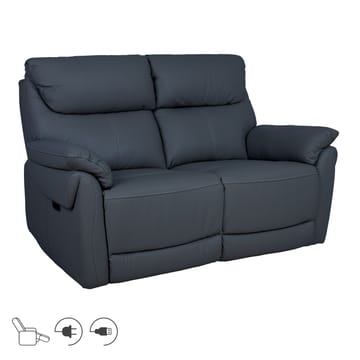 Reclinersoffa Dalsor 2-sits med elektrisk mekanism - Mörkgrå - Möbler - Soffa - Biosoffa & reclinersoffa - 2 sits biosoffa & reclinersoffa