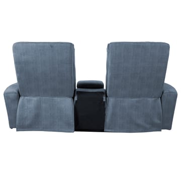 Reclinersoffa Darvi 2-sits med elektrisk mekanism - blå - Möbler - Soffa - Biosoffa & reclinersoffa - 2 sits biosoffa & reclinersoffa