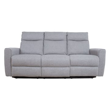 Reclinersoffa Fjolna 3-sits med manuell mekanism - grå - Möbler - Soffa - Biosoffa & reclinersoffa - 3 sits biosoffa & reclinersoffa