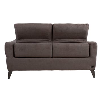 Reclinersoffa Nordan 2-sits elektrisk - ljusbrun med beige passpoal - Möbler - Soffa - Biosoffa & reclinersoffa - 2 sits biosoffa & reclinersoffa