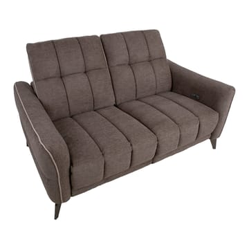 Reclinersoffa Nordan 2-sits elektrisk - ljusbrun med beige passpoal - Möbler - Soffa - Biosoffa & reclinersoffa - 2 sits biosoffa & reclinersoffa
