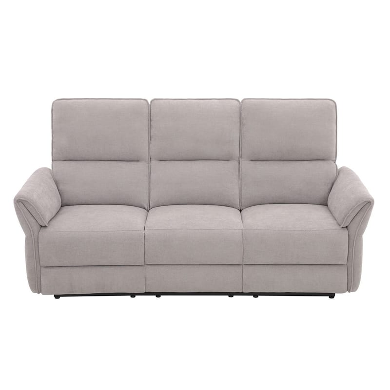 Reclinersoffa Ravdal 3-sits med elektrisk mekanism - grå - Möbler - Soffa - Biosoffa & reclinersoffa - 3 sits biosoffa & reclinersoffa