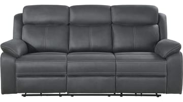 Reclinersoffa Rindal 3 Sits Elektrisk - grå - Möbler - Soffa - Biosoffa & reclinersoffa - 3 sits biosoffa & reclinersoffa