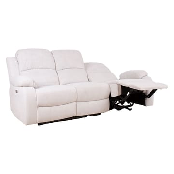 Reclinersoffa Tränor 3-sits med elektrisk mekanism - naturvit - Möbler - Soffa - Biosoffa & reclinersoffa - 3 sits biosoffa & reclinersoffa