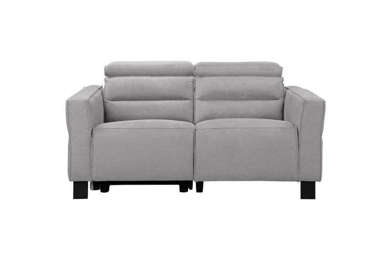 Reclinersoffa utan hörn Loft24 Carpari Reclinersoffa 2-sits Grey Belfast fabric