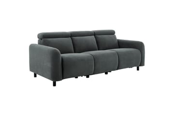 Reclinersoffa utan hörn Loft24 Skaane Reclinersoffa 3-sits Grey Manchester - Möbler - Soffa - Biosoffa & reclinersoffa