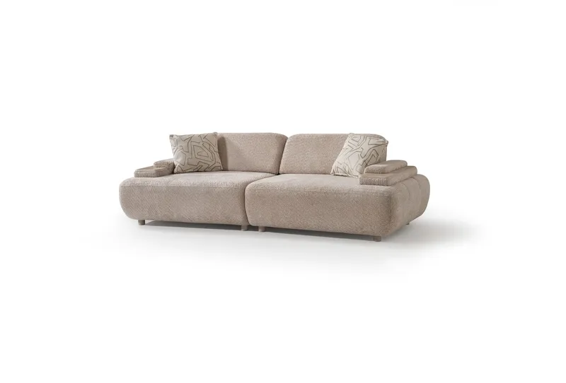 Bonavista 3-sits Soffa Bouclet - Beige - Möbler - Soffa - 3 sits soffa