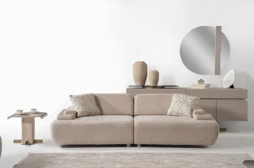 Bonavista 3-sits Soffa Bouclet - Beige - Möbler - Soffa - 3 sits soffa