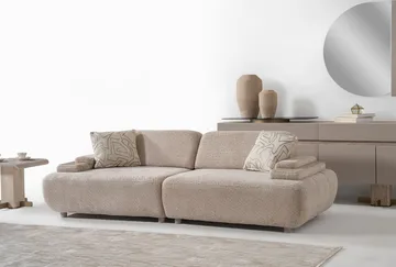 Bonavista 3-sits Soffa Bouclet - Beige - Möbler - Soffa - 3 sits soffa