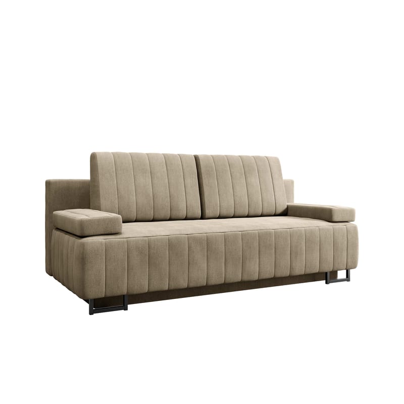 Bonsall 3-sits Bäddsoffa med förvaring - beige - Möbler - Soffa - Bäddsoffa