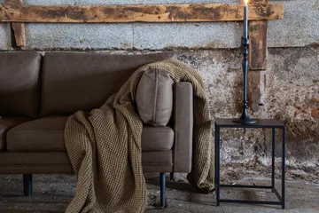 Boom 2-sits Soffa - Brun - Möbler - Soffa - Skinnsoffor