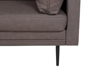 Boom 2-sits Soffa - Brun - Möbler - Soffa - Skinnsoffor