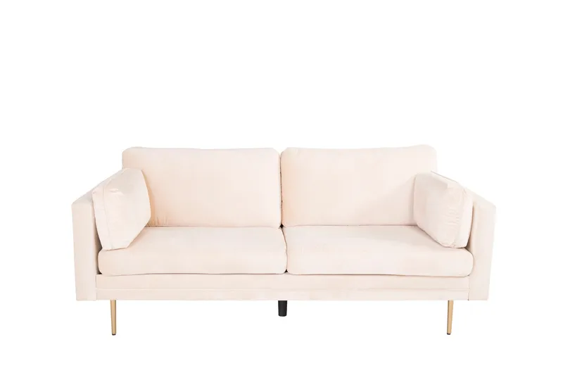 Boom Sammetssoffa 3-sits - Beige - Möbler - Soffa - Sammetssoffa