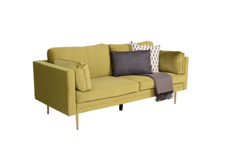 Boom Sammetssoffa 3-sits - Grön - Möbler - Soffa - Sammetssoffa