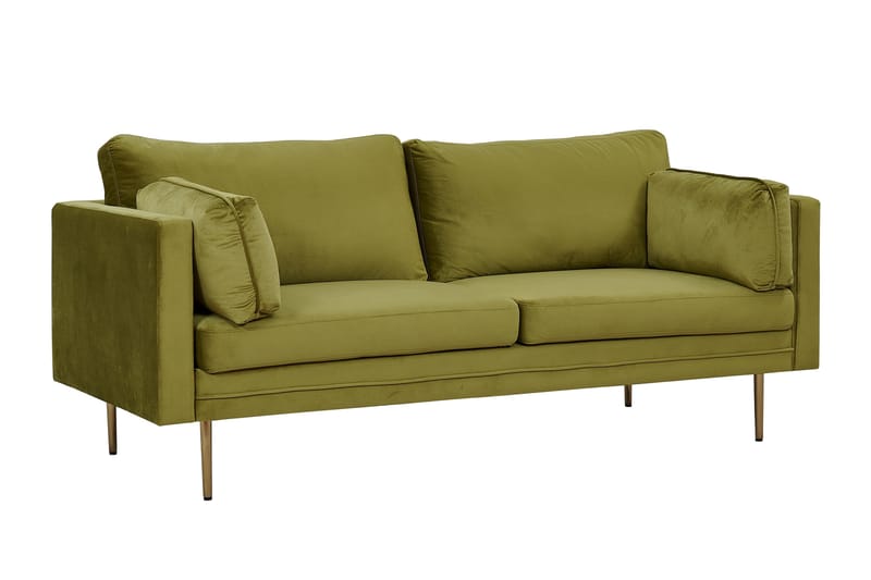 Boom Sammetssoffa 3-sits - Grön - Möbler - Soffa - Sammetssoffa