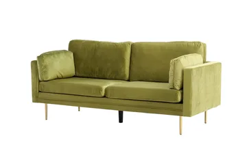 Boom Sammetssoffa 3-sits - Grön - Möbler - Soffa - Sammetssoffa