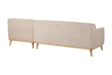 Bree Hörnsoffa 3-sits - Beige/Ljust trä - Möbler - Soffa - Bäddsoffa