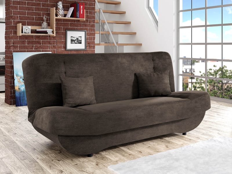 Burralla 3-sits Bäddsoffa - brun - Möbler - Soffa - Bäddsoffa