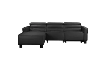 Carpari Reclinersoffa 3-sits - Svart - Möbler - Soffa - Skinnsoffor