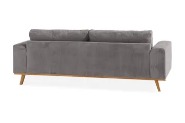 Copenhagen 3-sits Manchestersoffa - Mörkgrå - Möbler - Soffa - 3 sits soffa