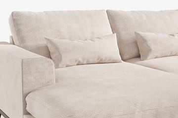Copenhagen 5-sits Högervänd U-formad Large Soffa med Divan och Schäslong i Chenille - Beige - Möbler - Soffa - U-soffa