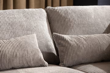 Copenhagen 5-sits Vänstervänd U-formad Soffa med Divan och Schäslong i Manchester - Ljusgrå - Möbler - Soffa - U-soffa