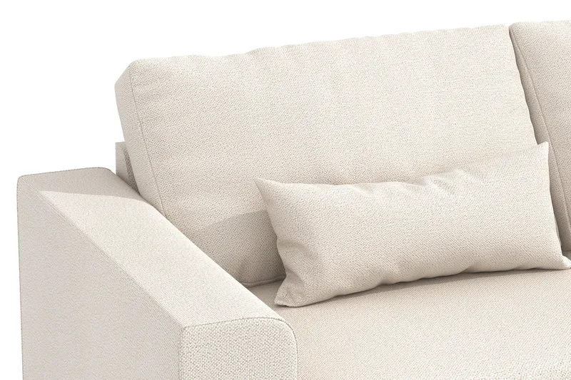 Copenhagen 6-sits L-formad Hörnsoffa i Tyg - Beige - Möbler - Soffa - Hörnsoffa