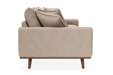 Copenhagen Premium Djup 4-sits Soffa i Chenille - Ljusbrun - Möbler - Soffa - 4 sits soffa