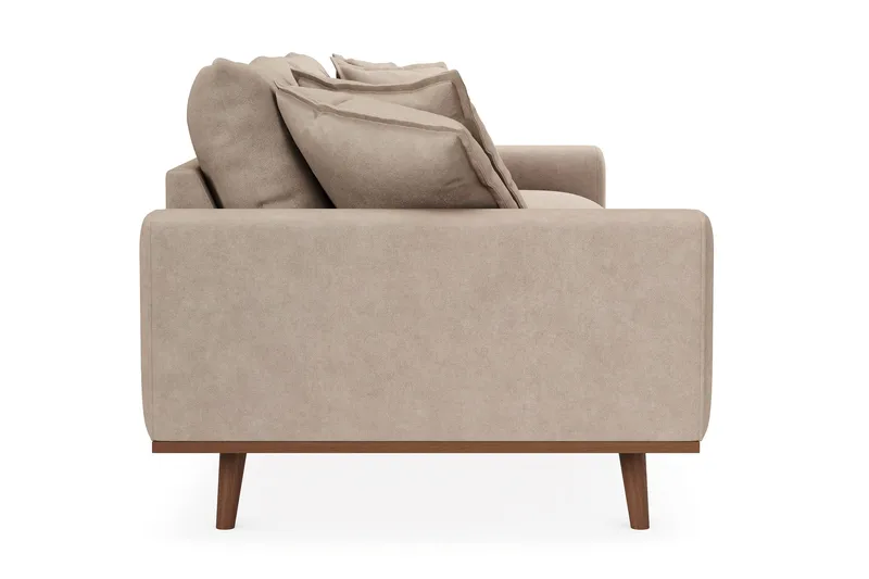 Copenhagen Premium Djup 4-sits Soffa i Chenille - Ljusbrun - Möbler - Soffa - 4 sits soffa
