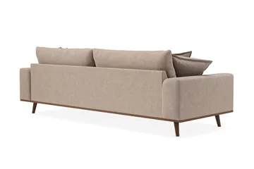 Copenhagen Premium Djup 4-sits Soffa i Chenille - Ljusbrun - Möbler - Soffa - 4 sits soffa