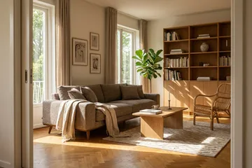 Copenhagen Premium Djup 4-sits Soffa i Chenille - Brun - Möbler - Soffa - 4 sits soffa