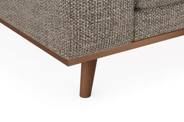 Copenhagen Premium Djup 4-sits Soffa i Chenille - Brun - Möbler - Soffa - 4 sits soffa