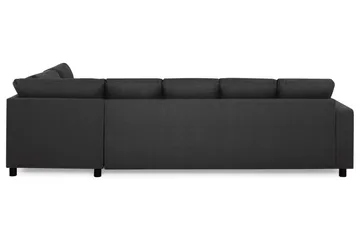 Crazy 5-sits Högervänd U-formad X-Large Soffa med Divan och Schäslong i Tyg - Antracit - Möbler - Soffa - U-soffa
