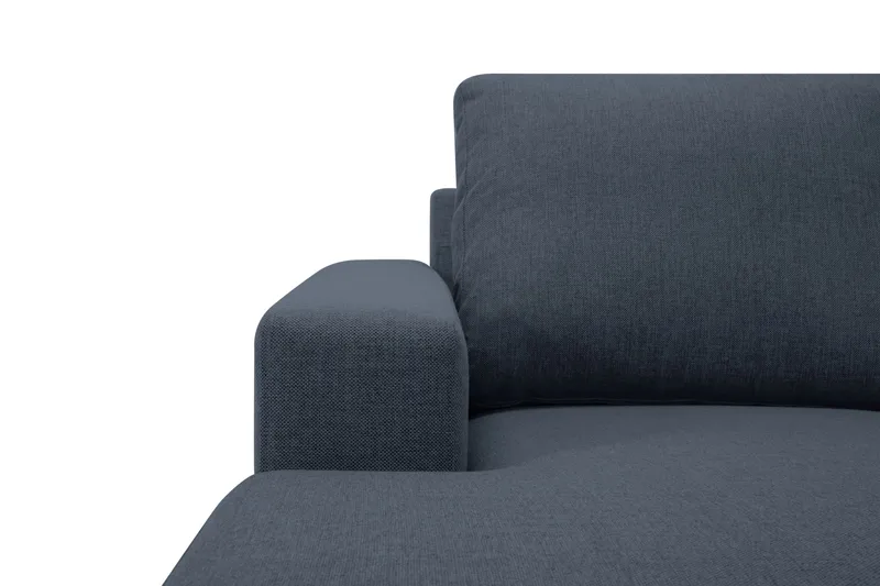 Crazy 5-sits Högervänd U-formad X-Large Soffa med Divan och Schäslong i Tyg - Mörkblå - Möbler - Soffa - U-soffa
