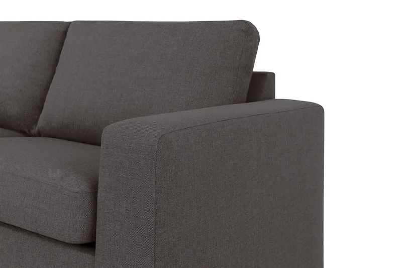 Crazy 6-sits Vänstervänd U-formad XX-Large Soffa med Divan och Schäslong i Tyg - Mörkgrå - Möbler - Soffa - U-soffa