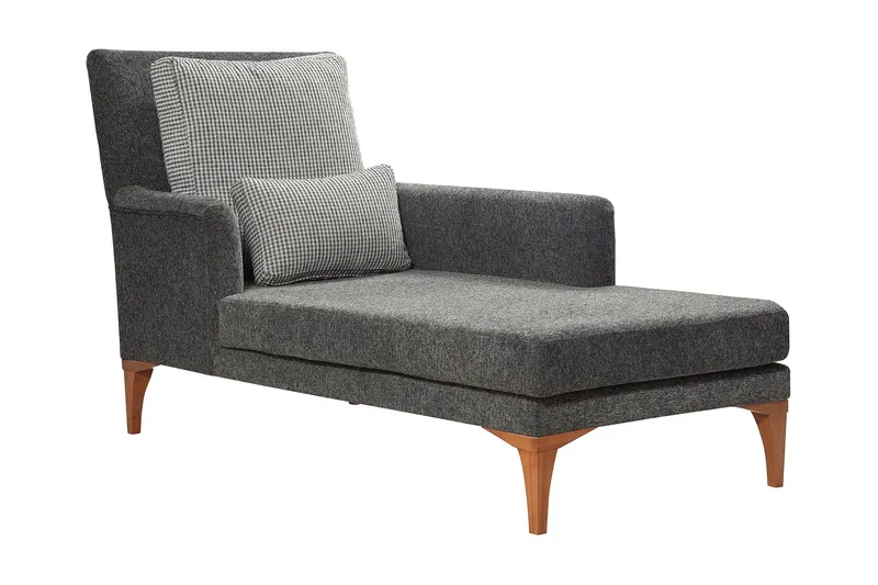 Biforco Dagbädd med Rygg - Antracit/Natur - Möbler - Soffa - Dagbäddar
