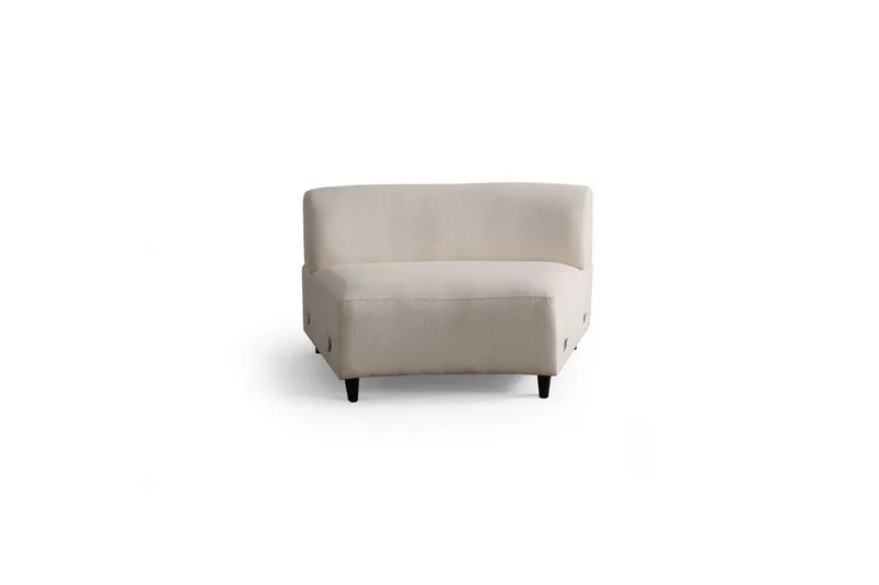 Dariya Svängd Soffa 4-sits - Cream - Möbler - Soffa - 4 sits soffa