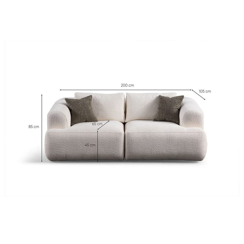Dashwood 2-sits Soffa - Vit - Möbler - Soffa - 2 sits soffa