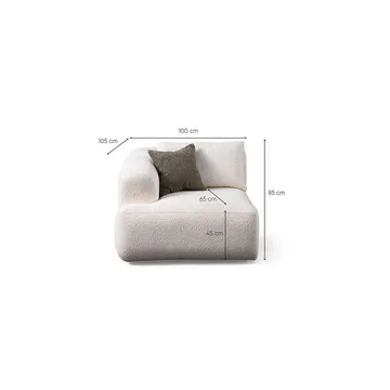 Dashwood 2-sits Soffa - Vit - Möbler - Soffa - 2 sits soffa